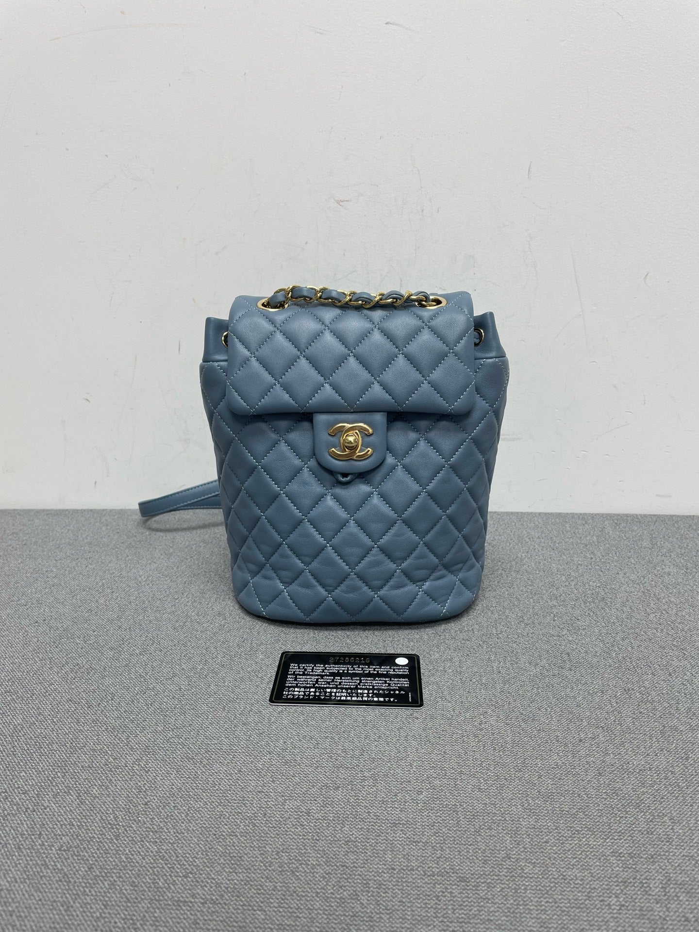 Chanel - Salzburg - Leather - Blue - (mini)