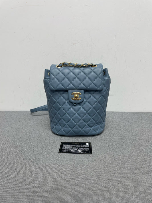 Chanel - Salzburg - Leather - Blue - (mini)