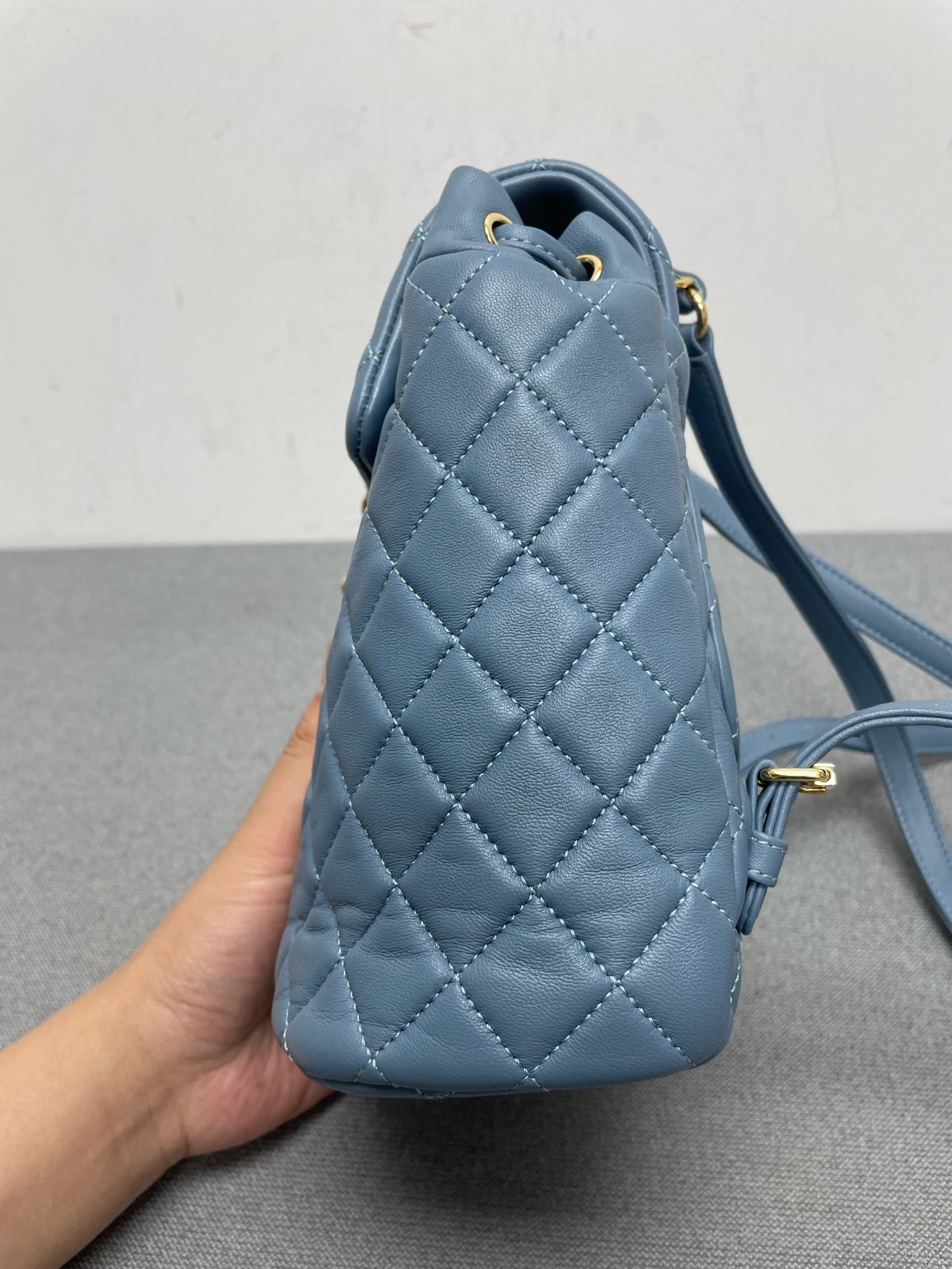 Chanel - Salzburg - Leather - Blue - (mini)