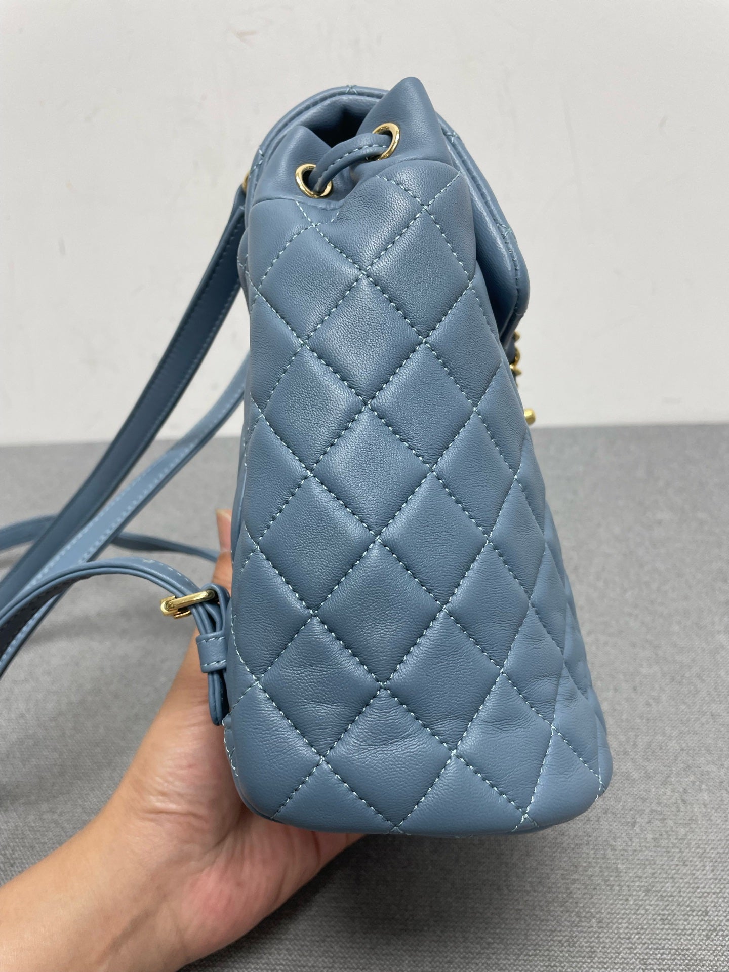 Chanel - Salzburg - Leather - Blue - (mini)