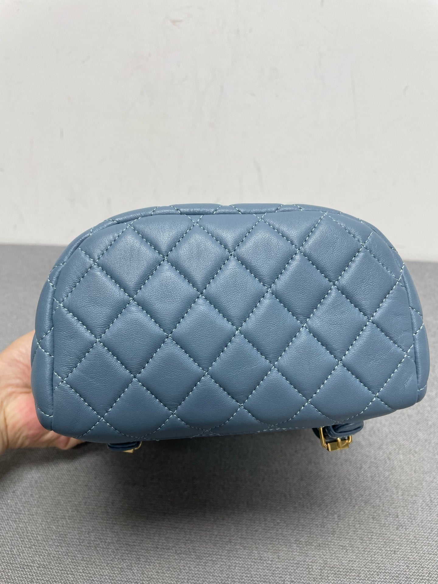 Chanel - Salzburg - Leather - Blue - (mini)