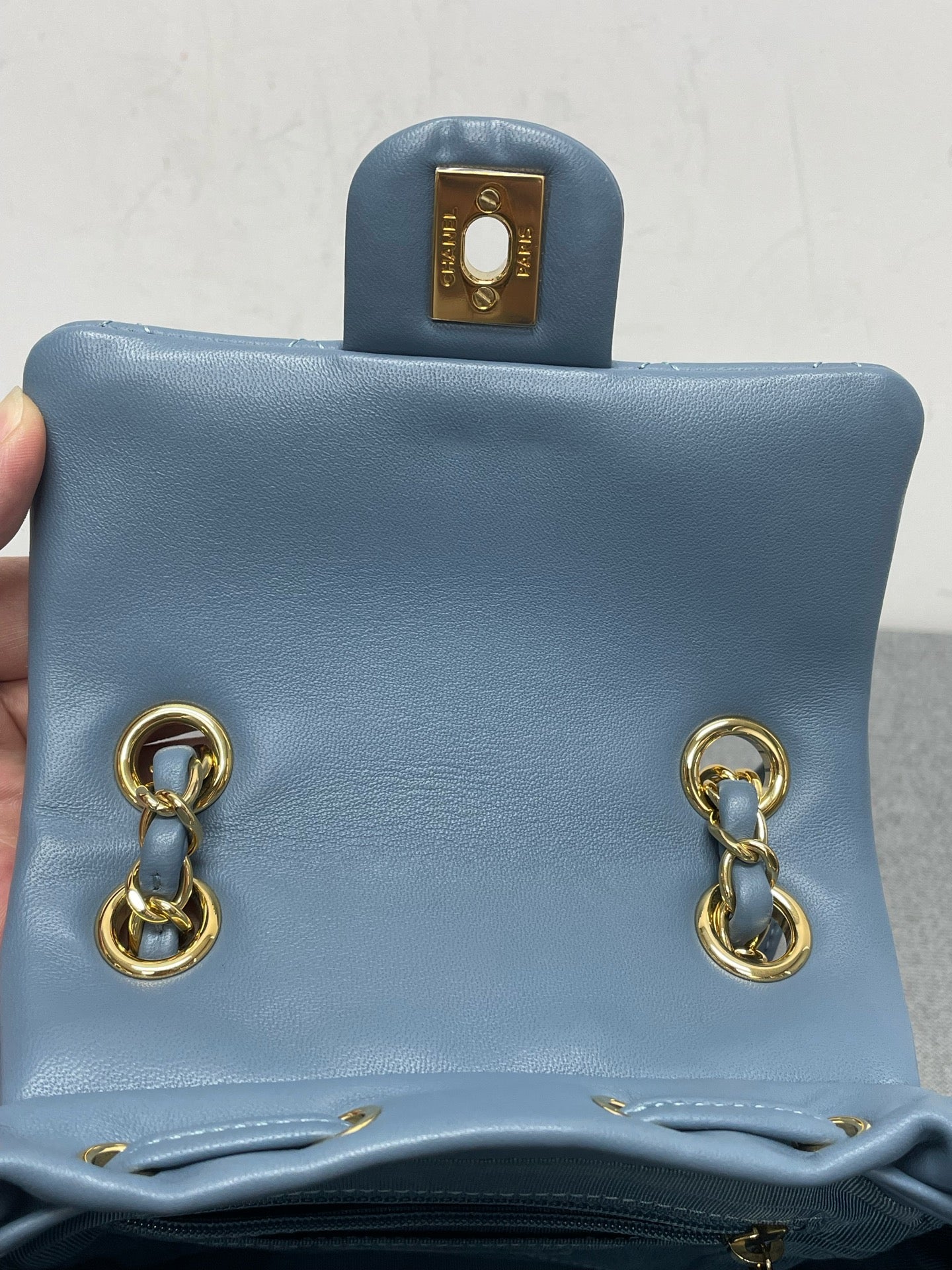 Chanel - Salzburg - Leather - Blue - (mini)