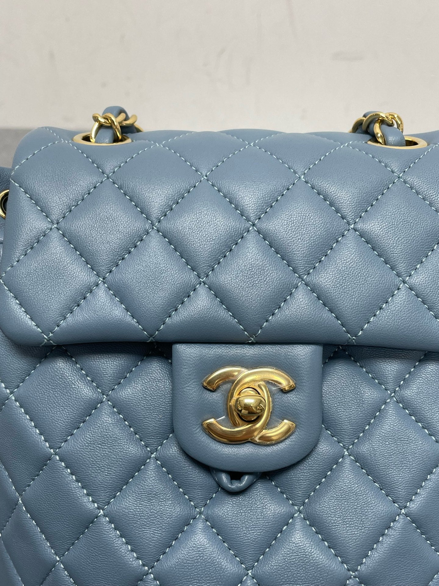Chanel - Salzburg - Leather - Blue - (mini)