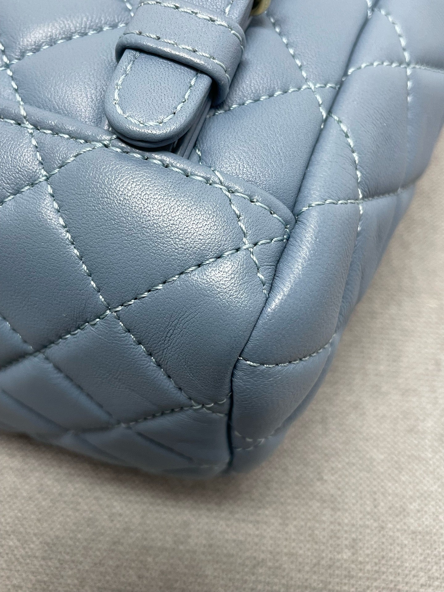 Chanel - Salzburg - Leather - Blue - (mini)