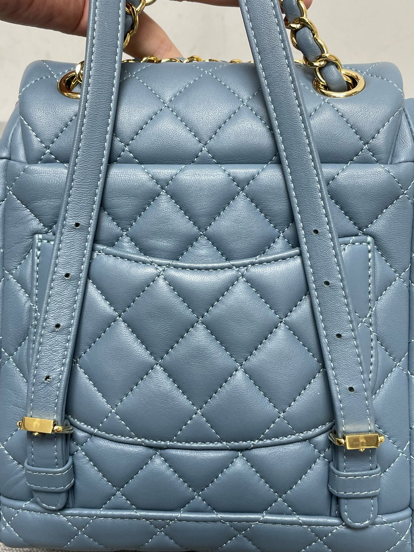 Chanel - Salzburg - Leather - Blue - (mini)