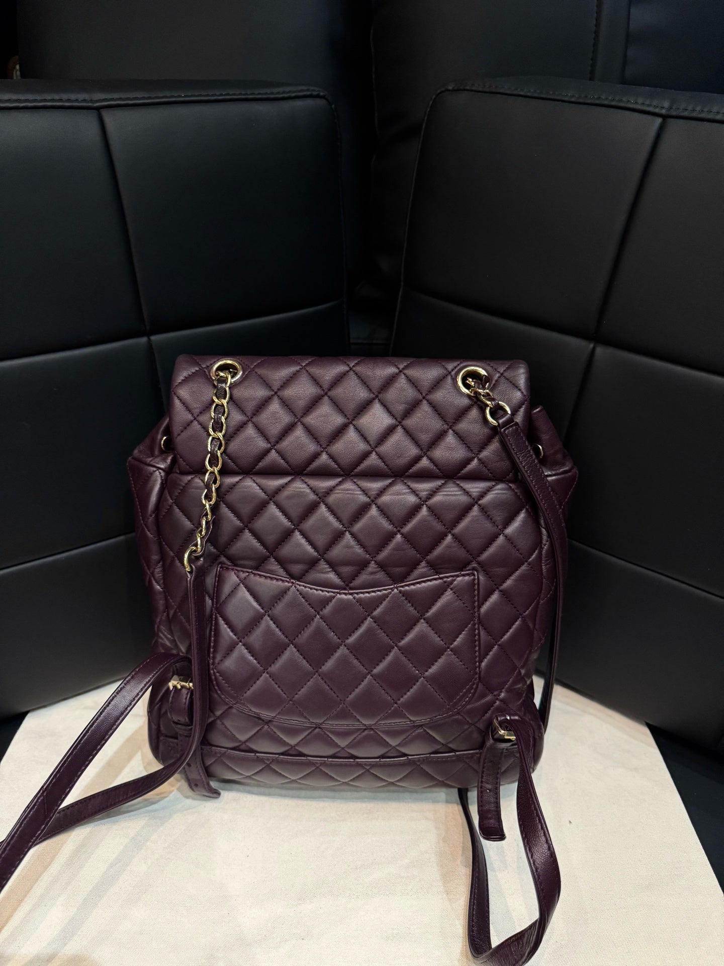 Chanel - Salzburg - Leather - Purple - (medium)