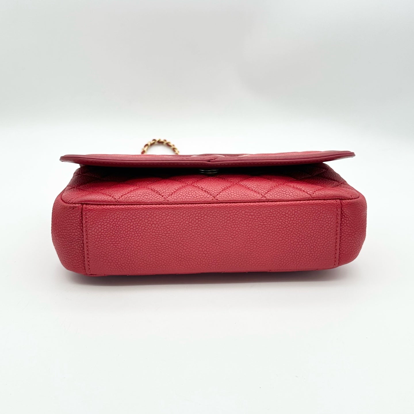 Chanel - Seasonal Flap Bag - Leather - Red - (small)