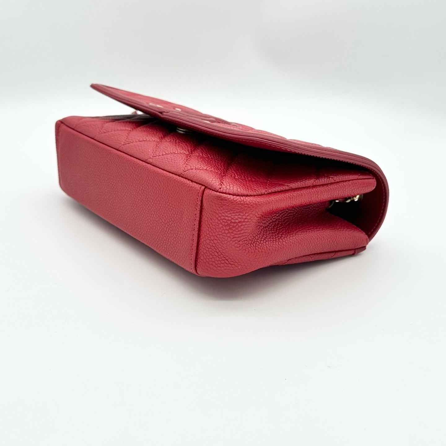 Chanel - Seasonal Flap Bag - Leather - Red - (small)