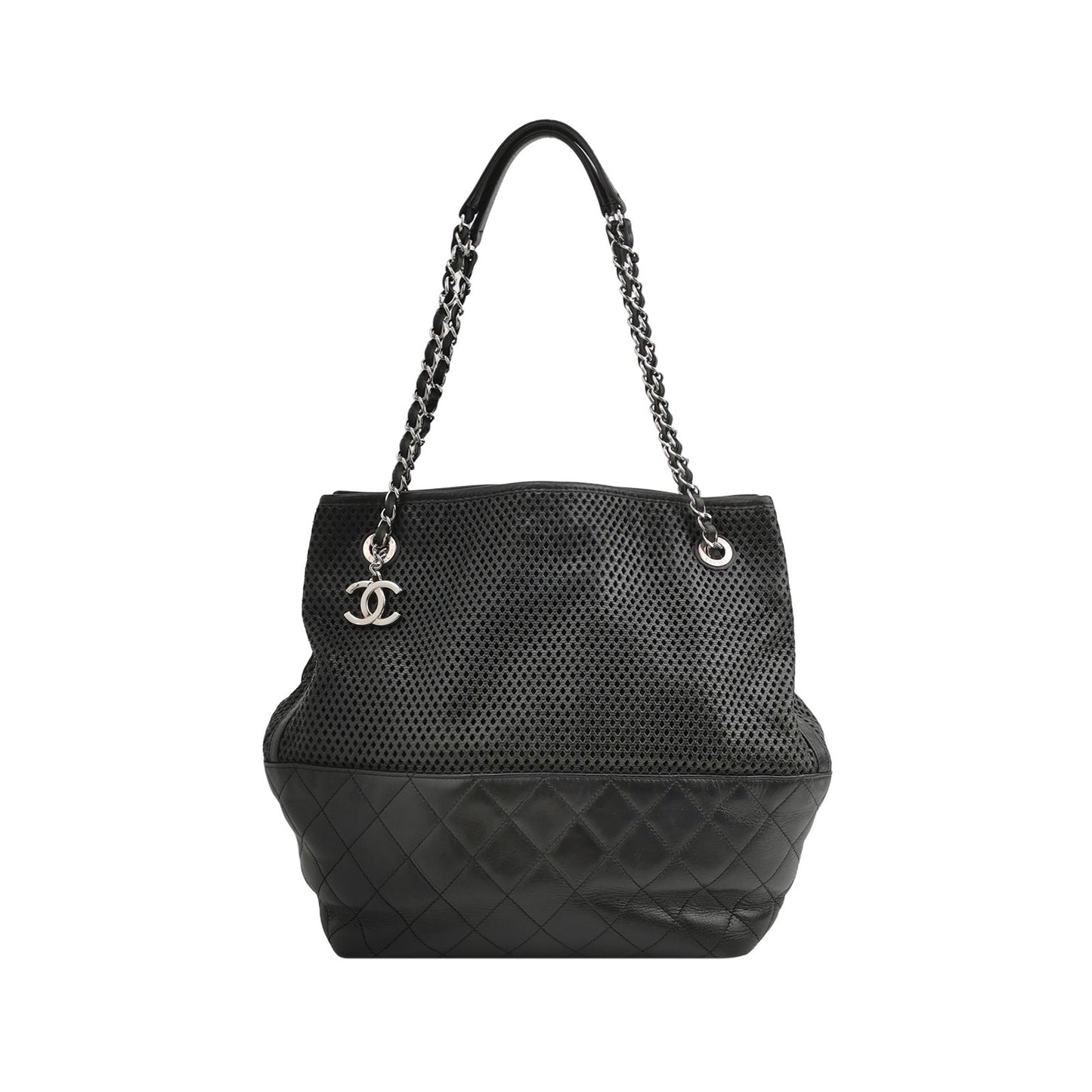 Chanel - Shopping Bag - Leather - Black - (Other)