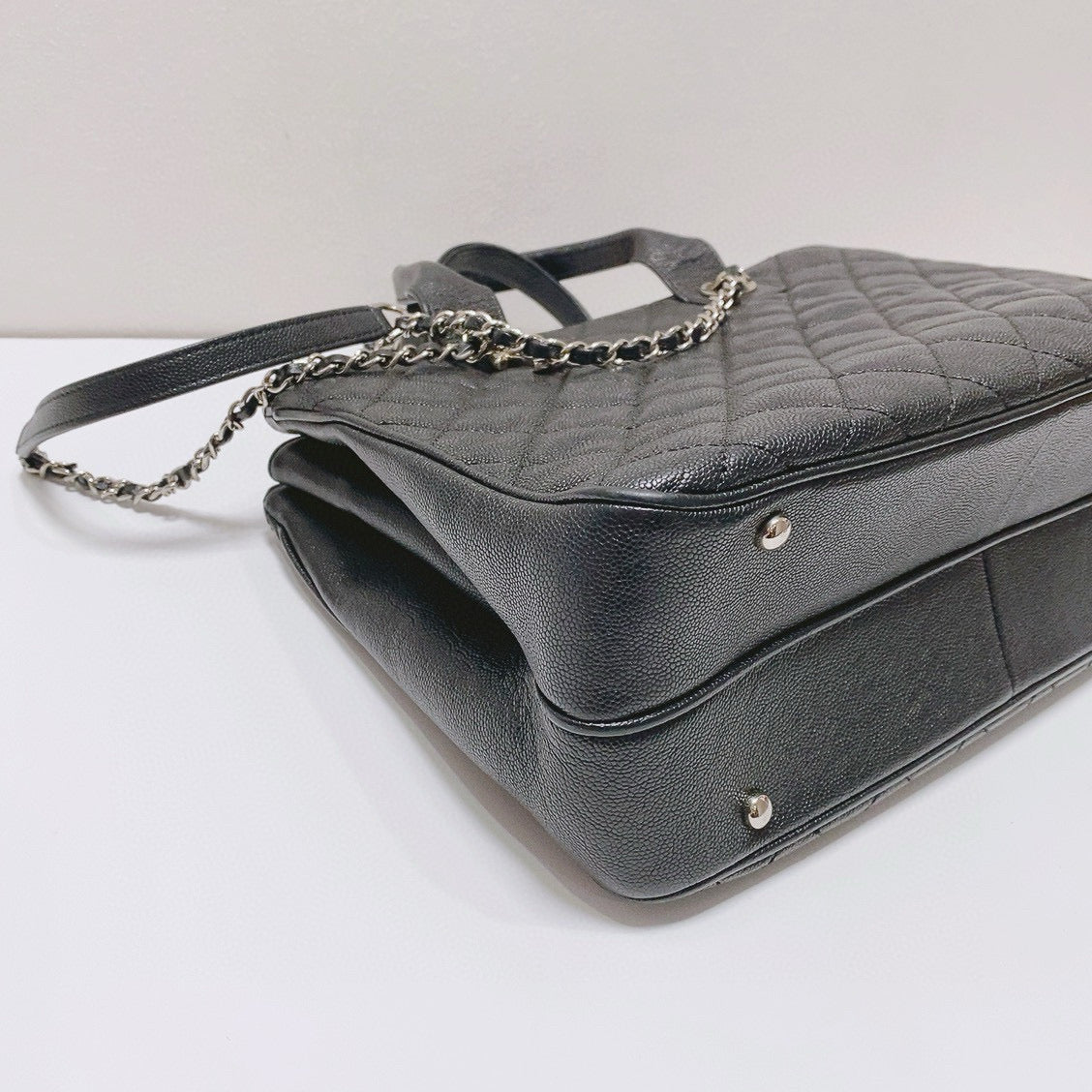 Chanel - Shopping Tote - Leather - Black - (large)