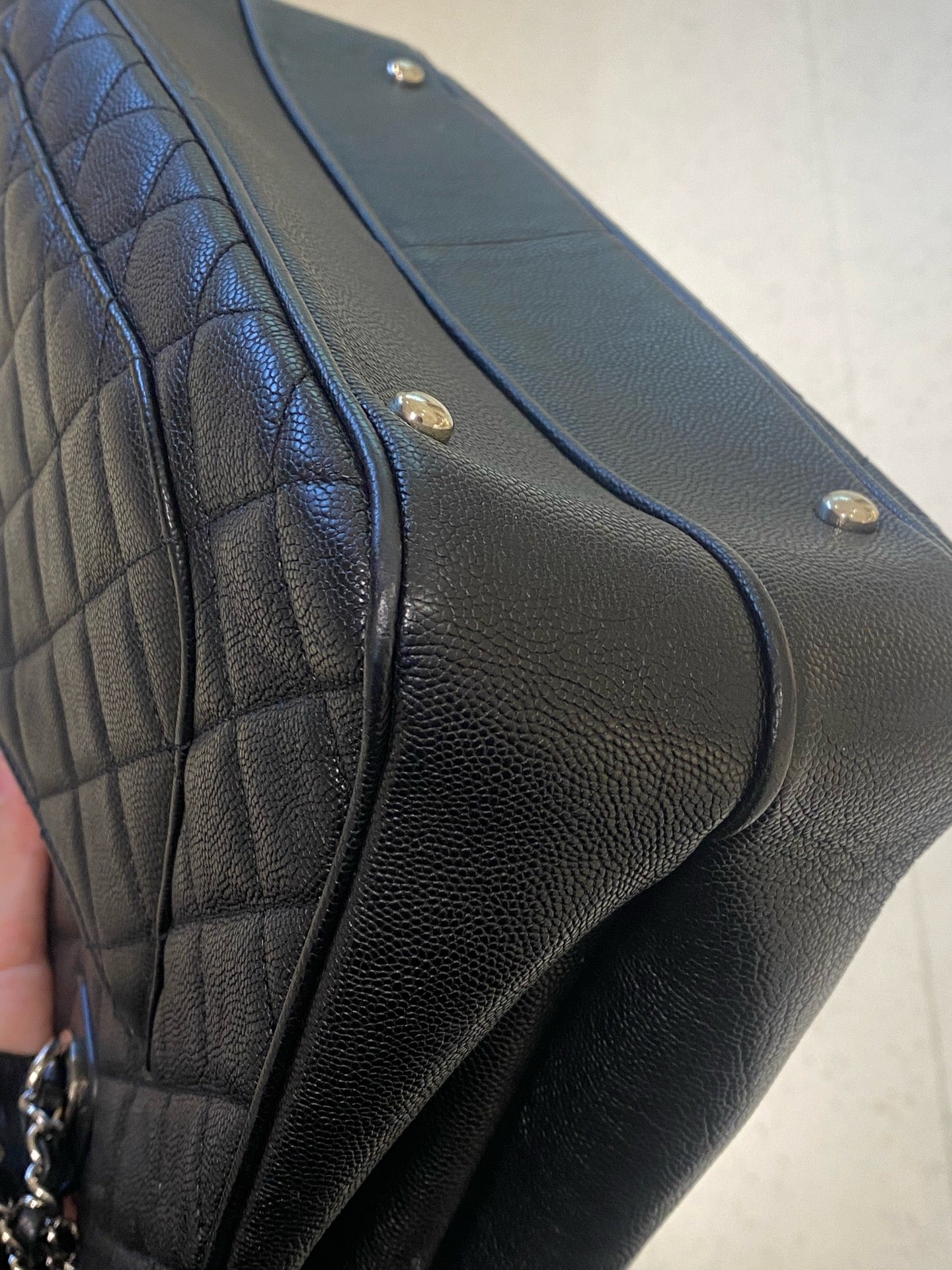 Chanel - Shopping Tote - Leather - Black - (large)