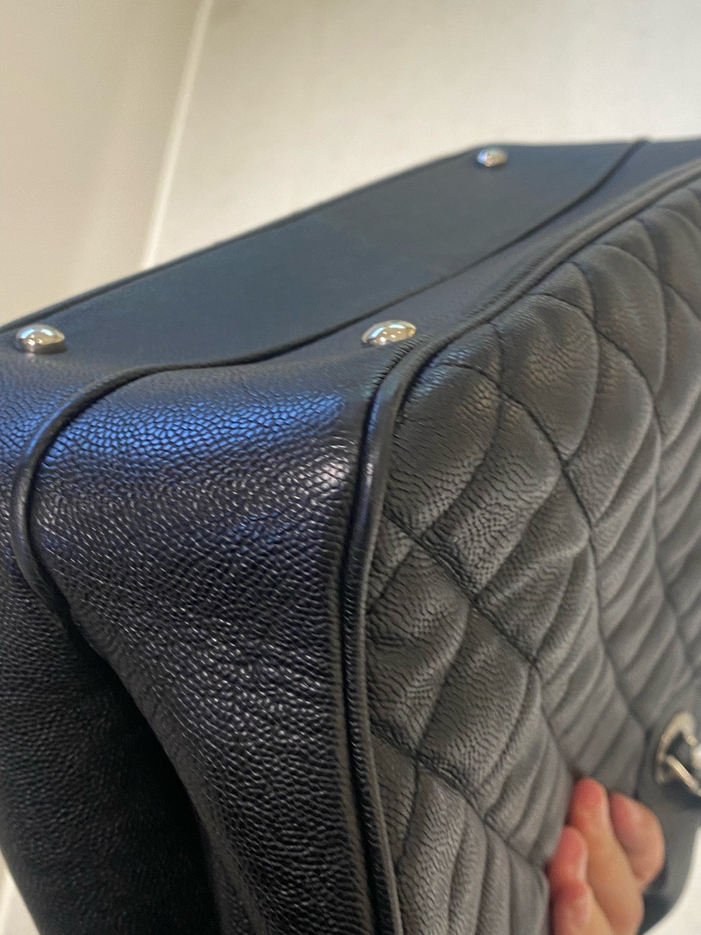 Chanel - Shopping Tote - Leather - Black - (large)
