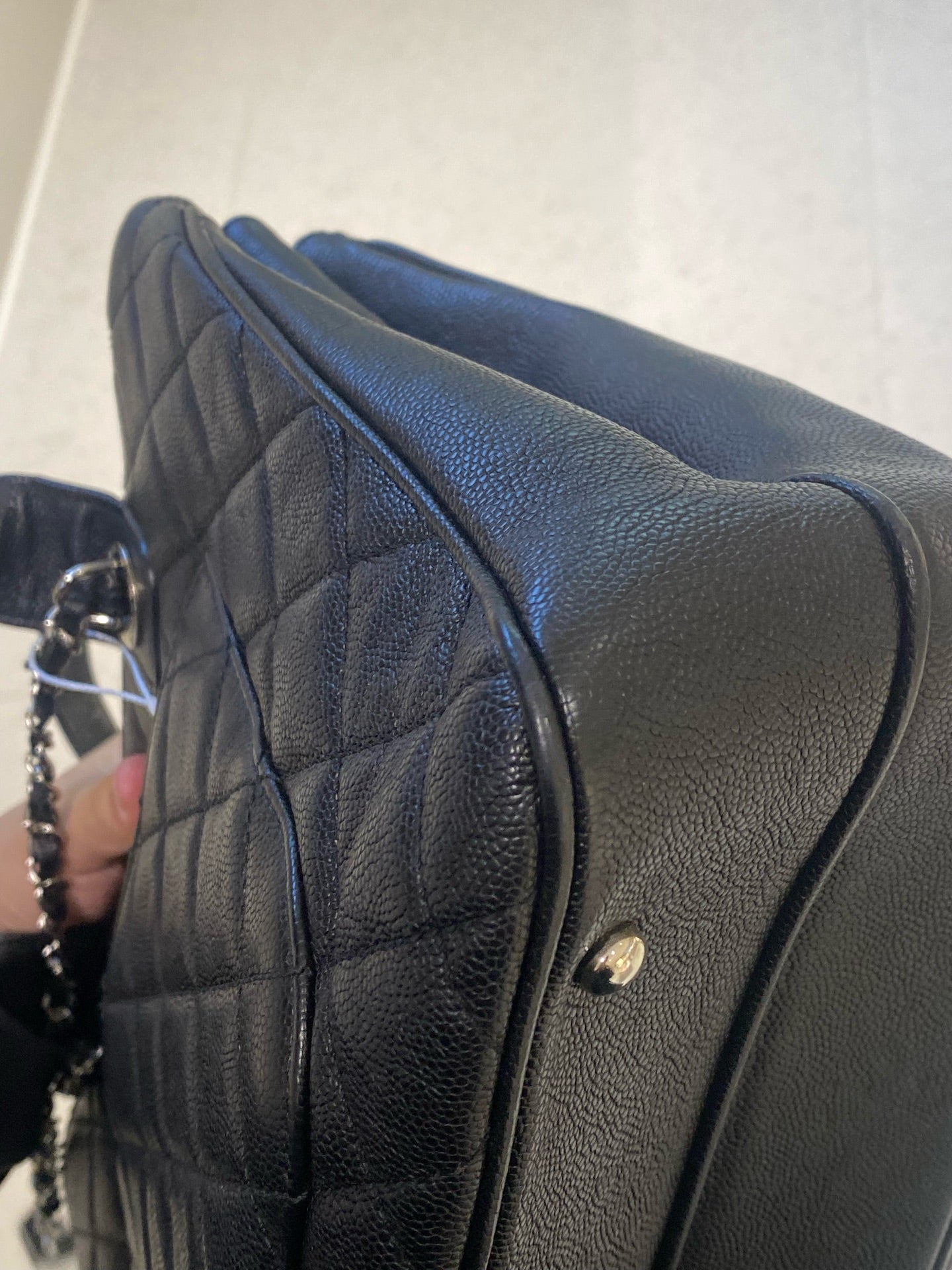 Chanel - Shopping Tote - Leather - Black - (large)
