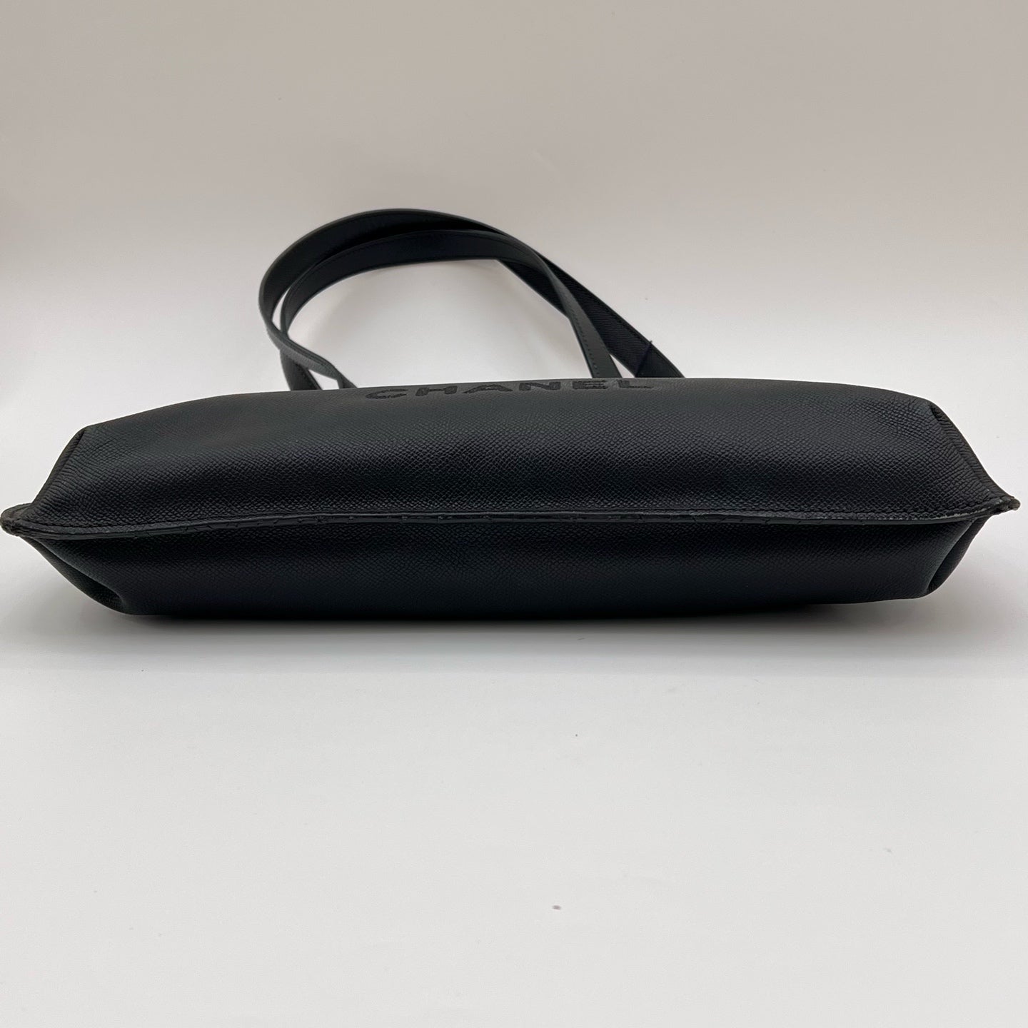 Chanel - Shopping Tote - Leather - Black - (Other)