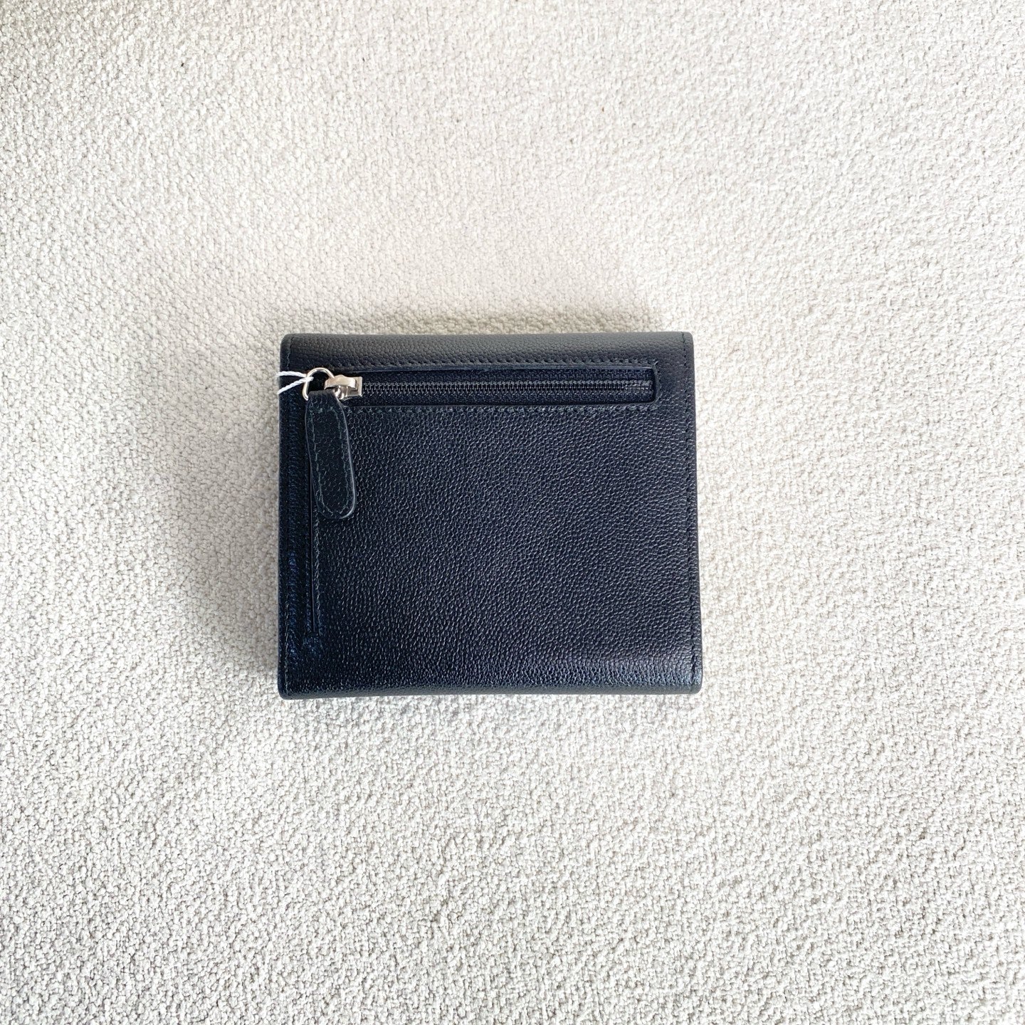 Chanel - Short Bi-fold Wallet - Caviar leather - Black - (small)