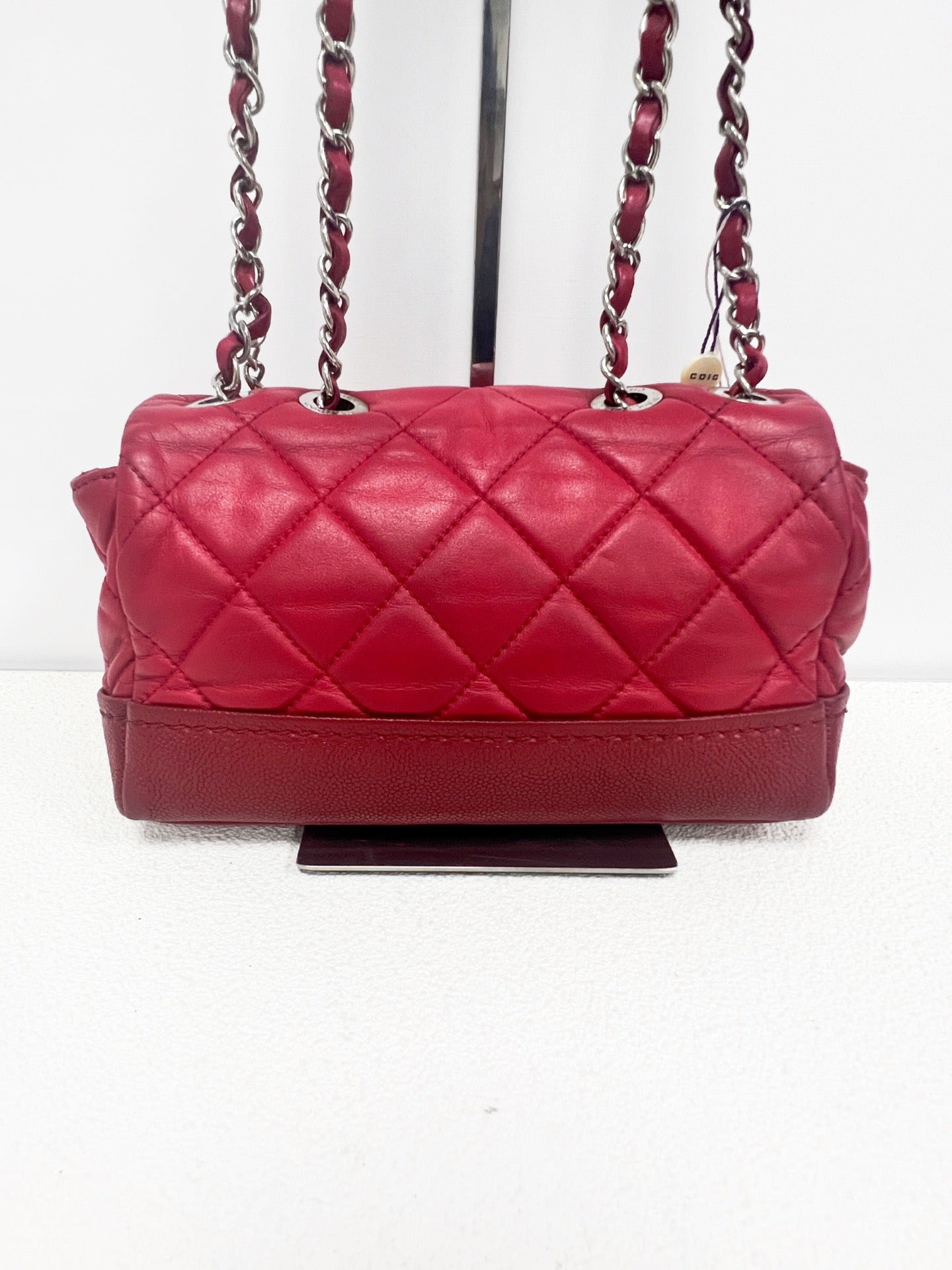 Chanel - Small Airport CF - Leather - Red - (mini)
