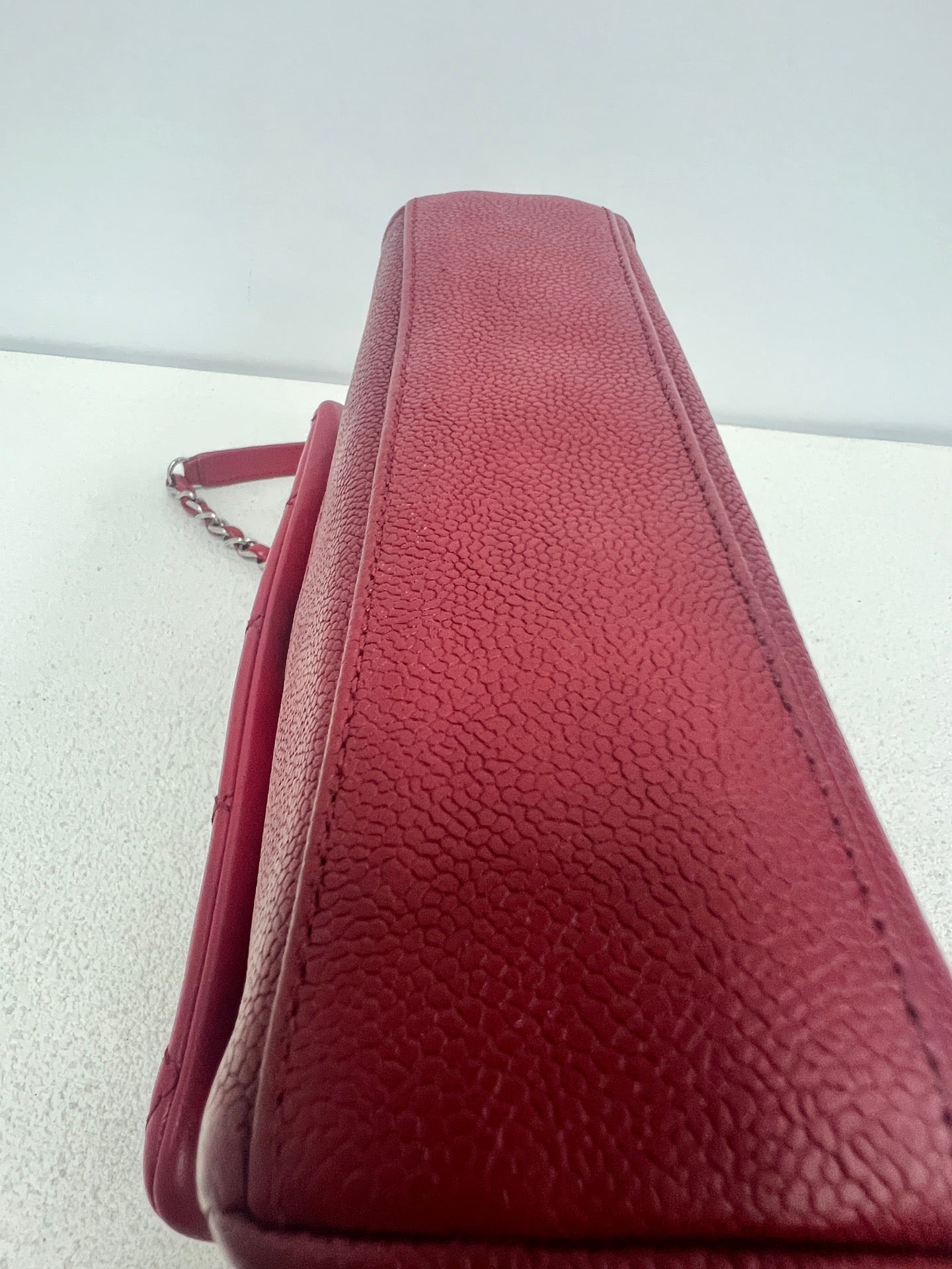 Chanel - Small Airport CF - Leather - Red - (mini)