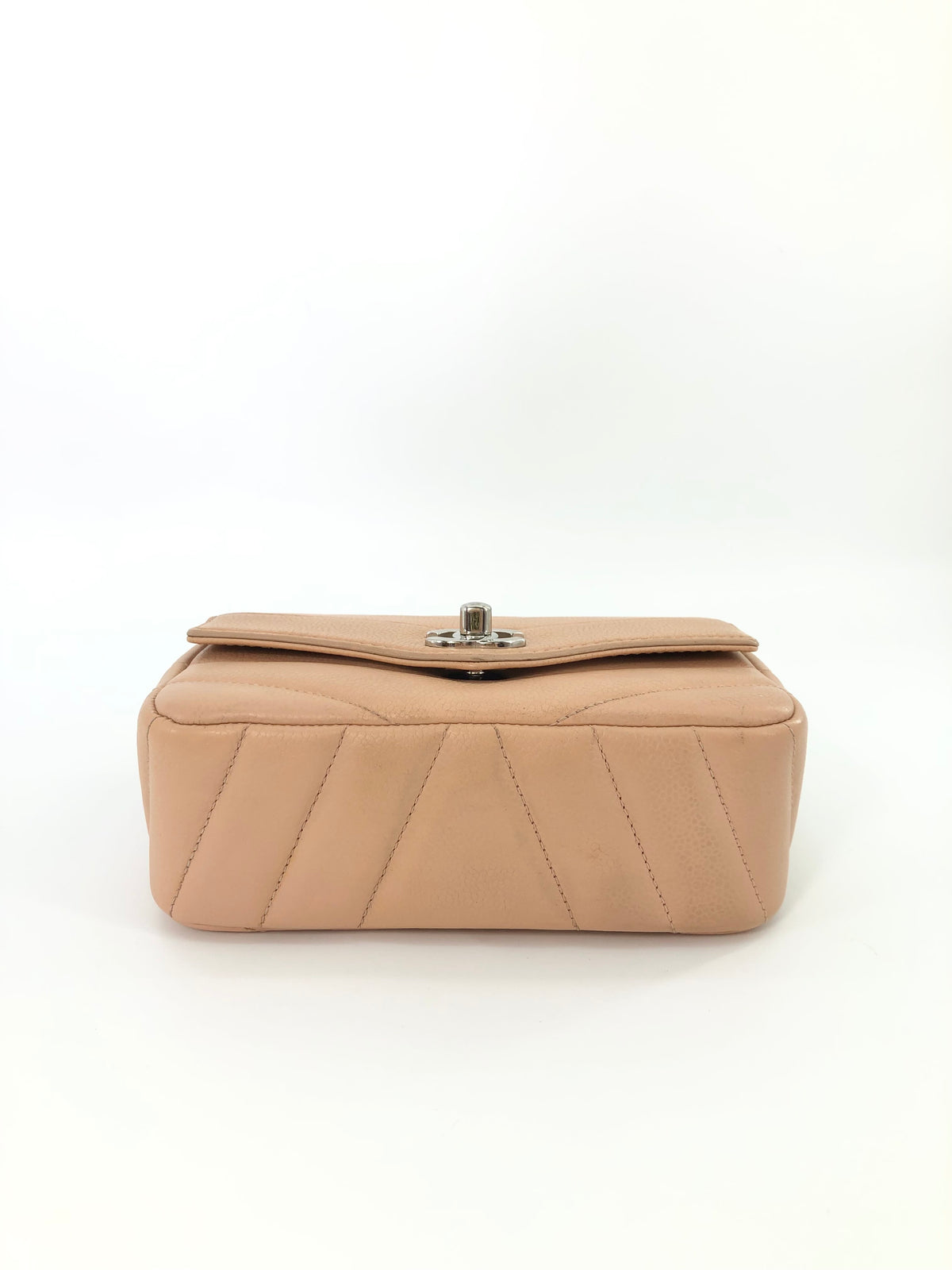 Chanel - Small Classic Flap - Leather - Pink - (mini)