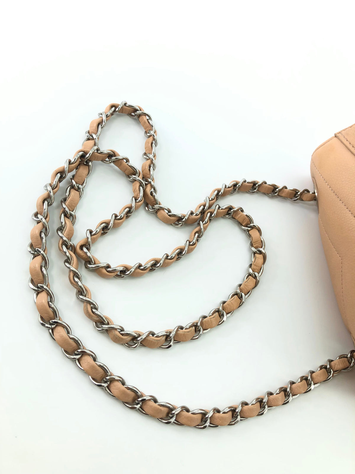 Chanel - Small Classic Flap - Leather - Pink - (mini)