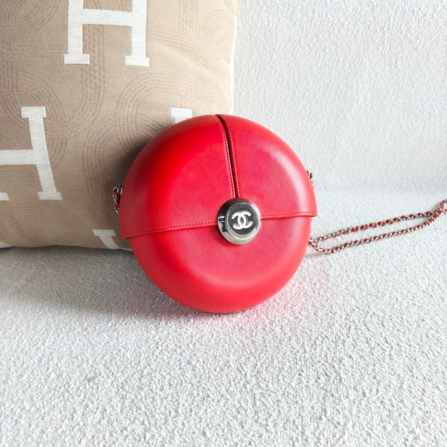 Chanel - Spirit Ball Chain Bag (Limited Edition) - Cowhide leather - Red - (mini)