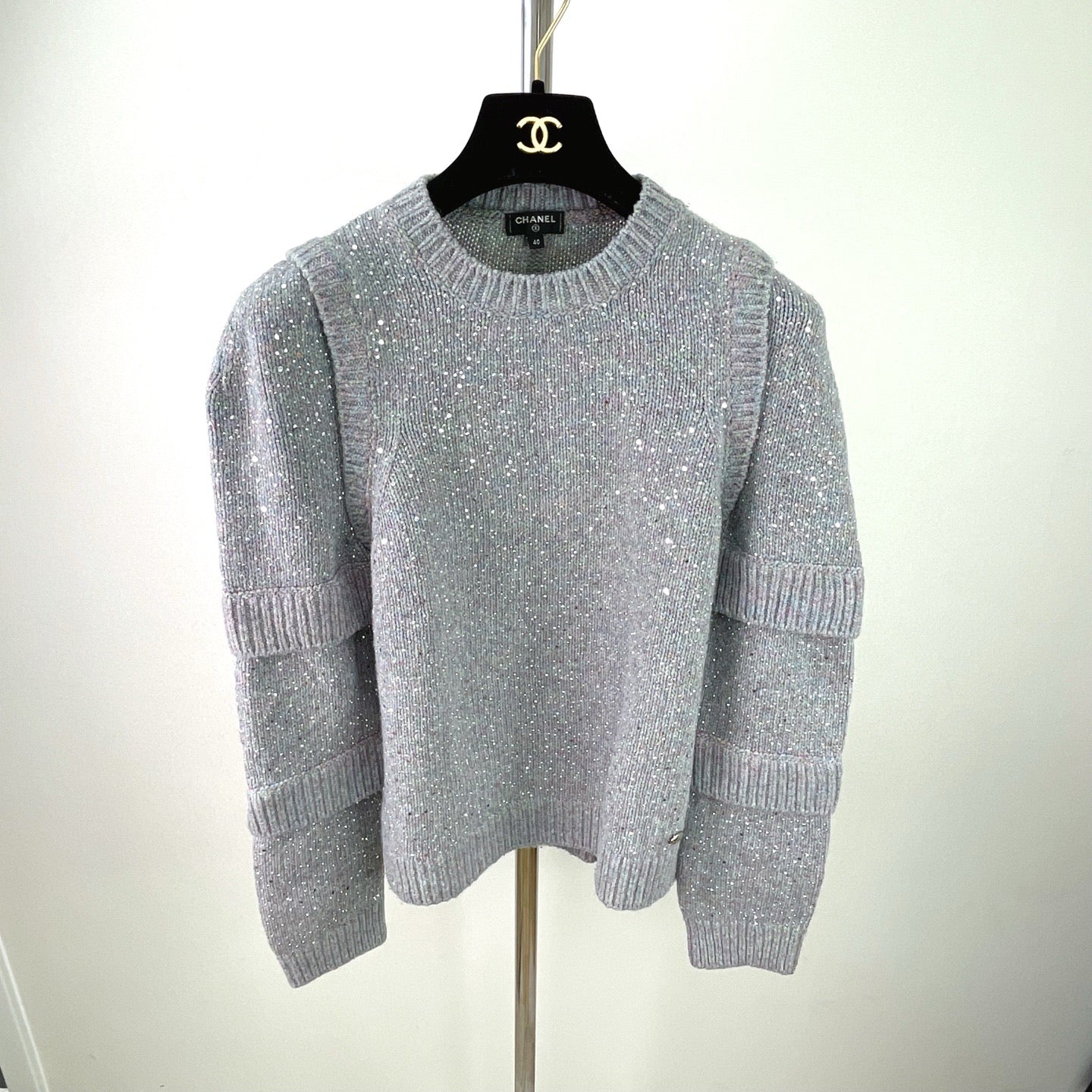Chanel - Starry Sky - Wool - Grey - (40)
