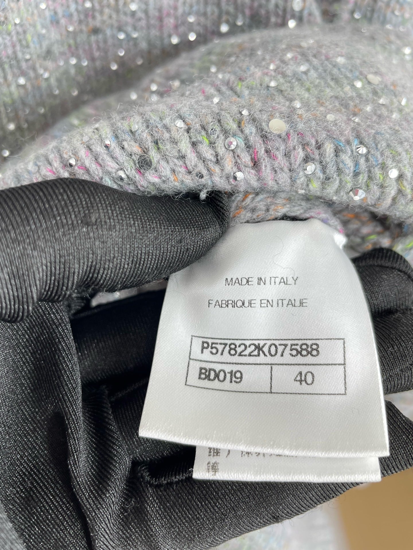 Chanel - Starry Sky - Wool - Grey - (40)