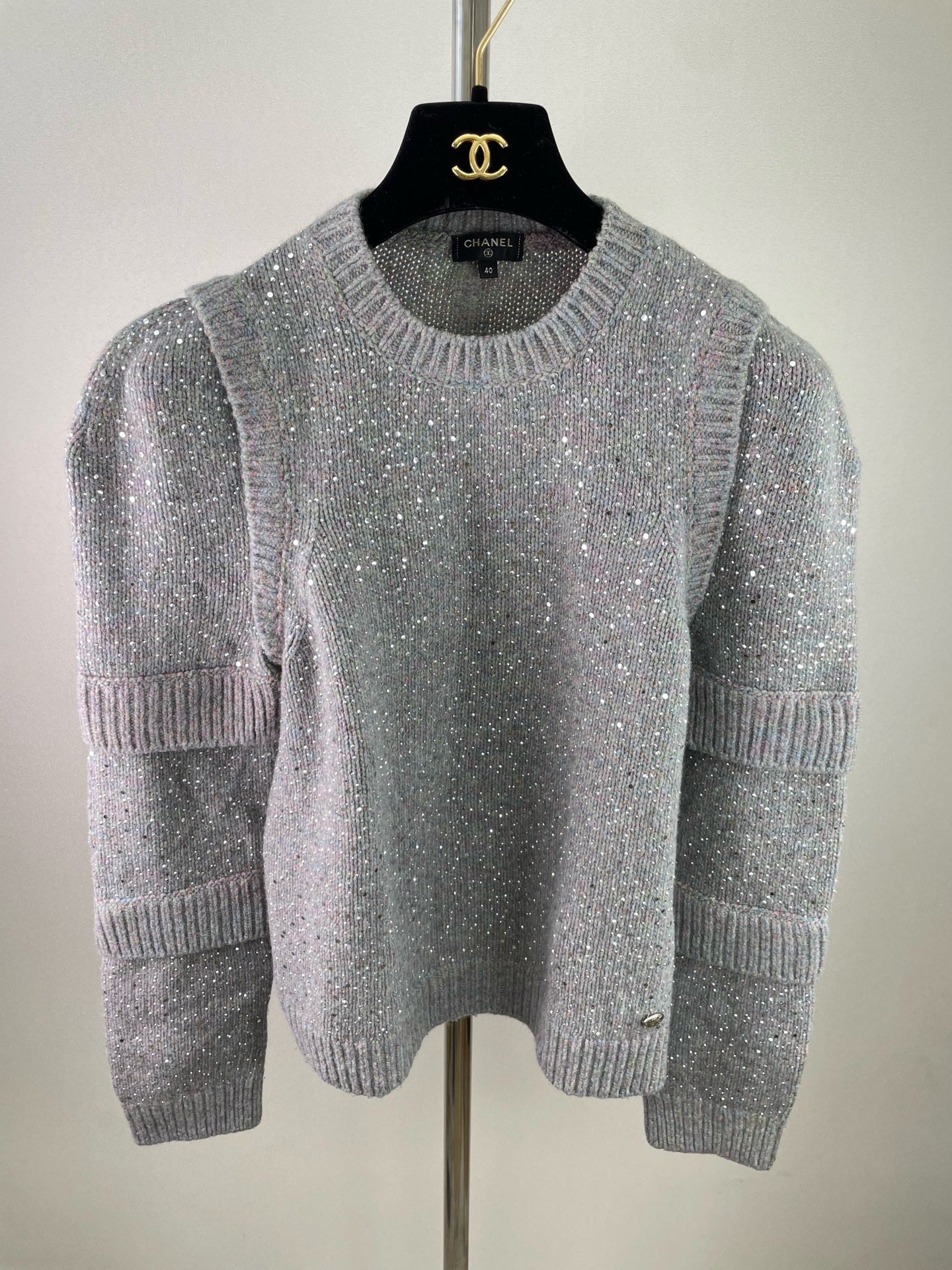 Chanel - Starry Sky - Wool - Grey - (40)