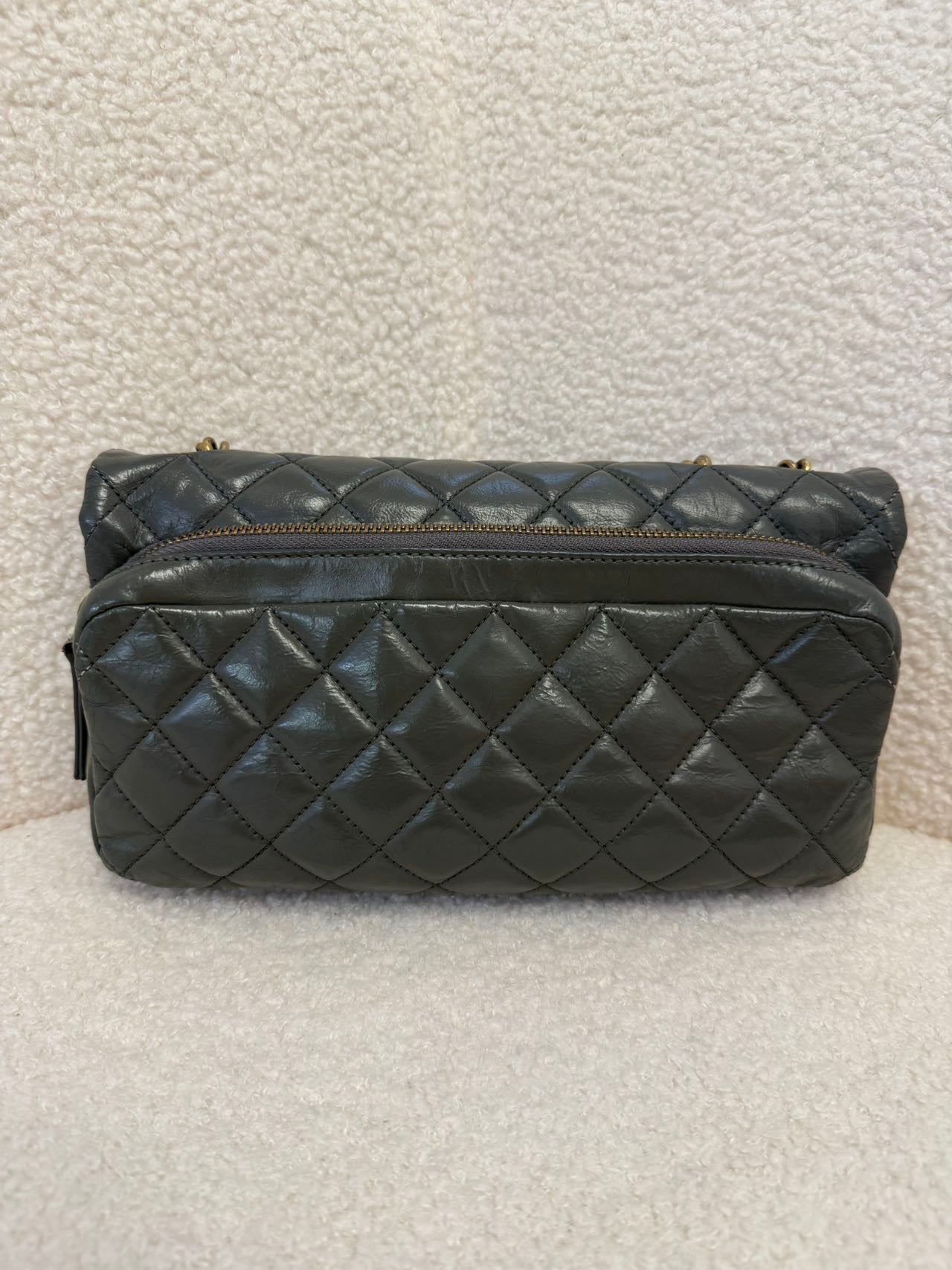 Chanel - Timeless/Classique - Calfskin - Grey - (mini)