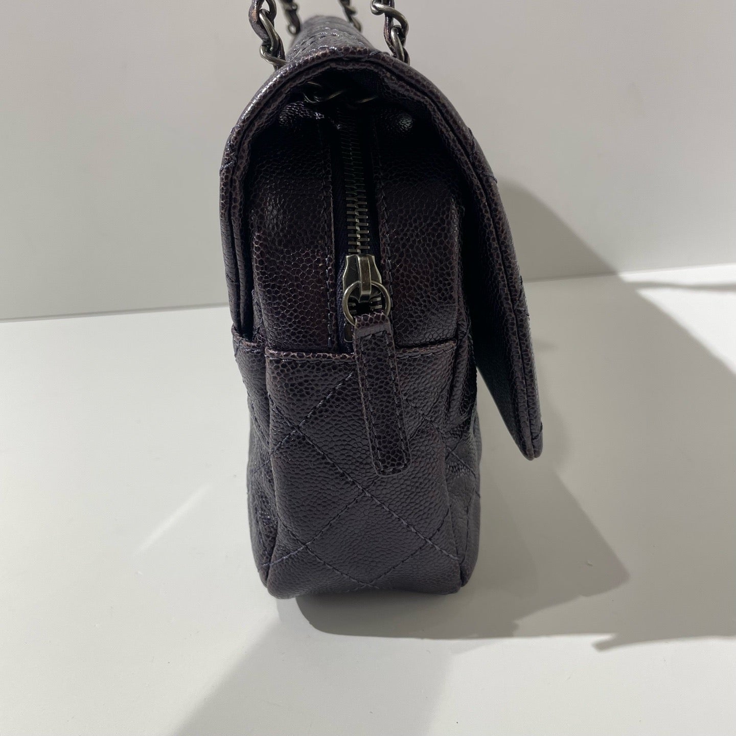 Chanel - Timeless/Classique - Calfskin - Purple - (large)