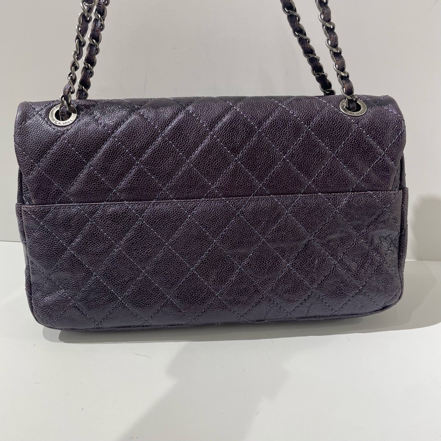 Chanel - Timeless/Classique - Calfskin - Purple - (large)
