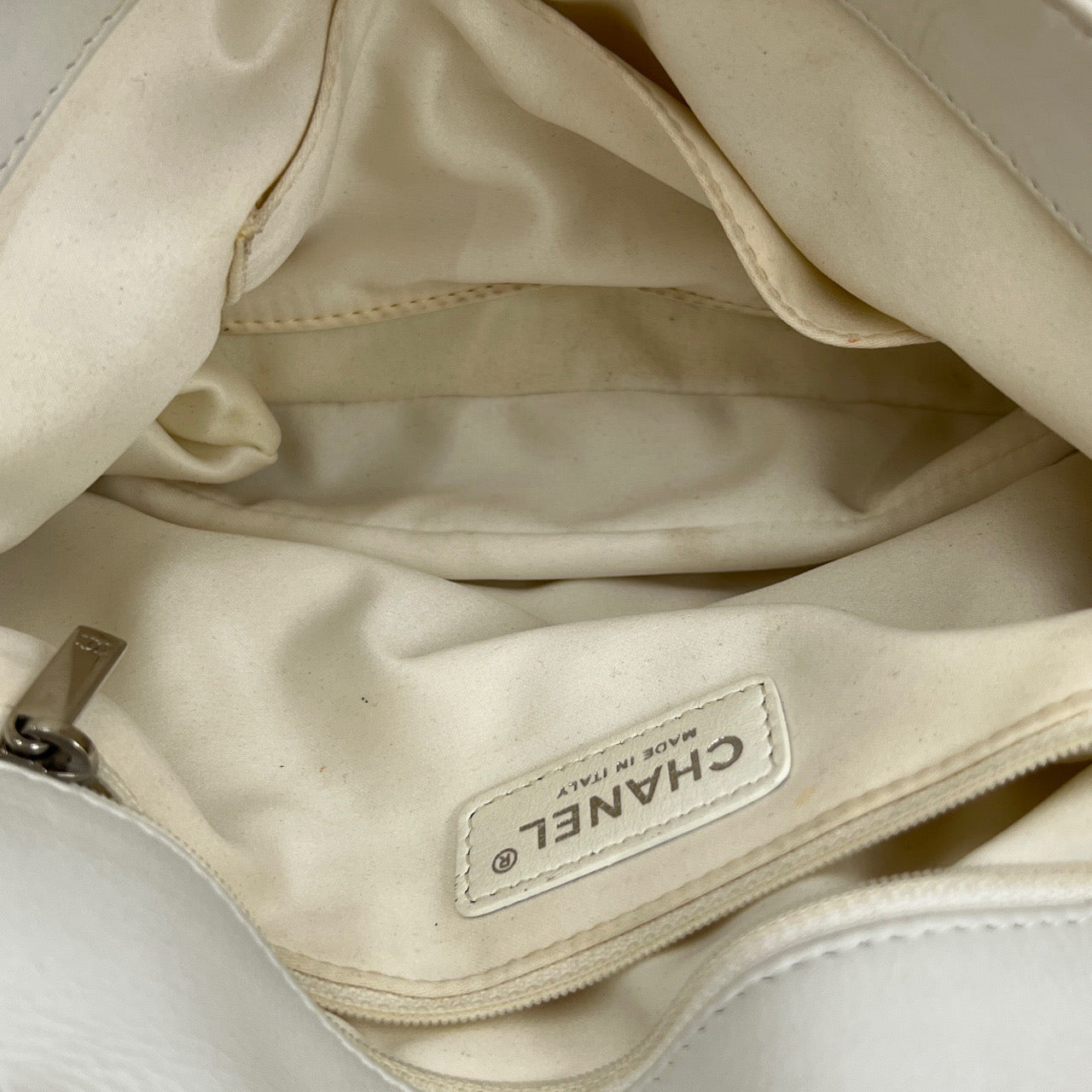 Chanel - Timeless/Classique - Calfskin - White - (large)