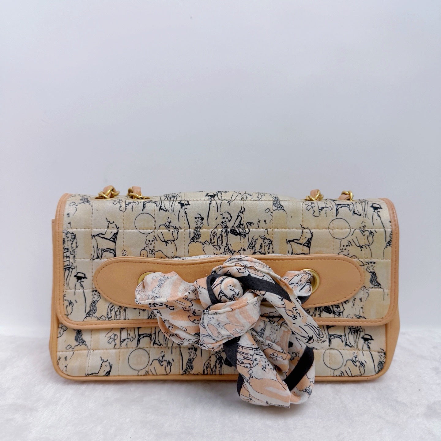 Chanel - Timeless/Classique - Cloth - Beige - (medium)