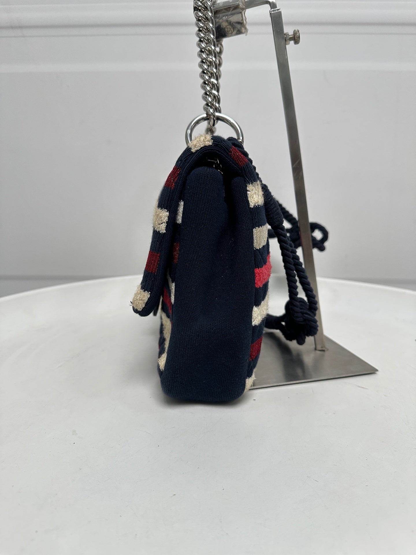 Chanel - Timeless/Classique - Cloth - Navy - (medium)