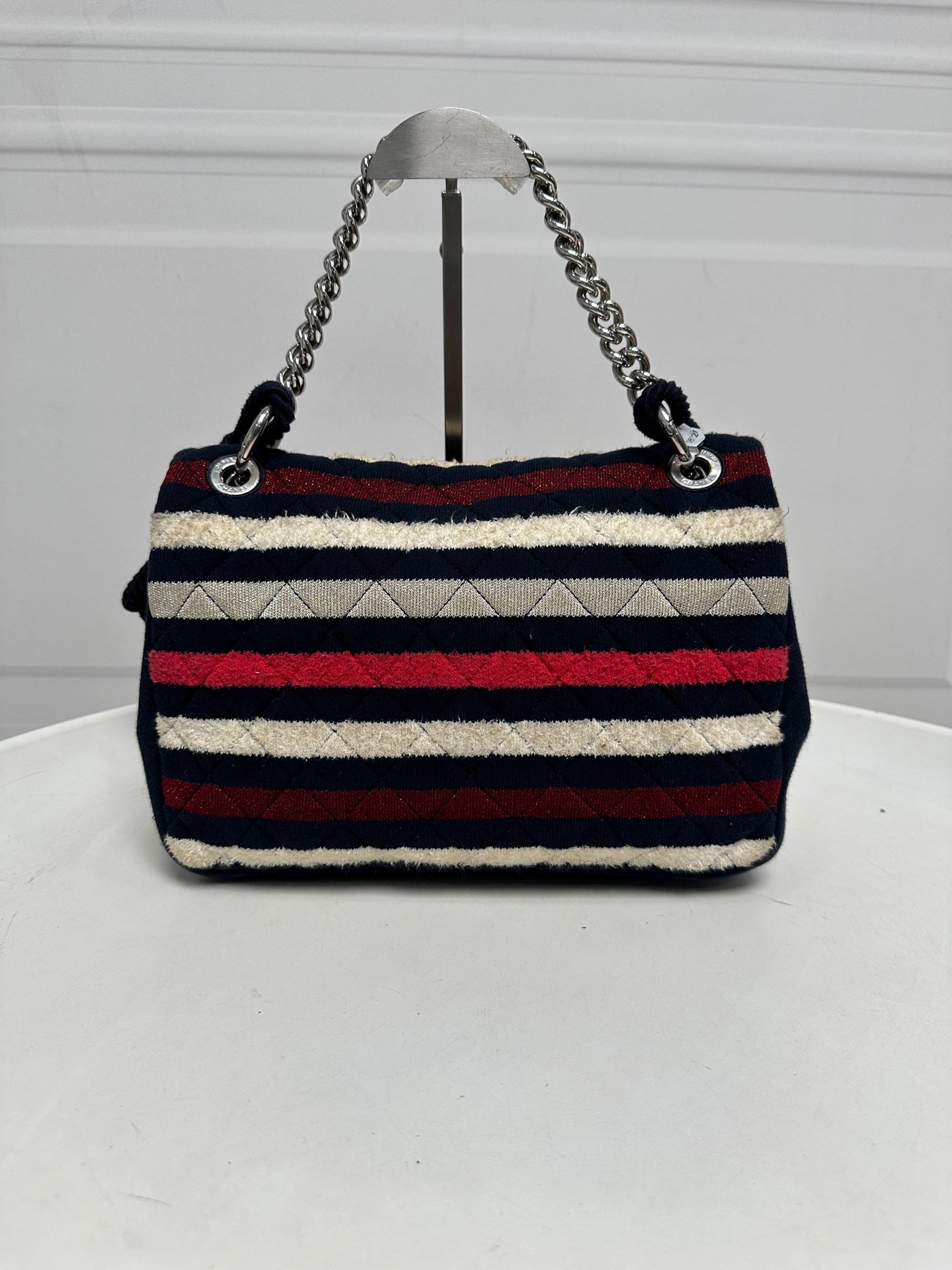 Chanel - Timeless/Classique - Cloth - Navy - (medium)