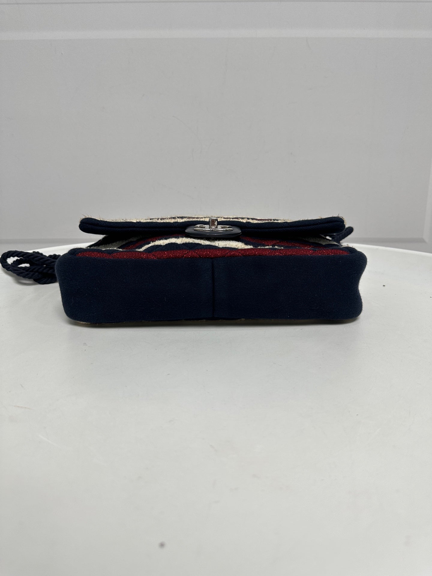 Chanel - Timeless/Classique - Cloth - Navy - (medium)