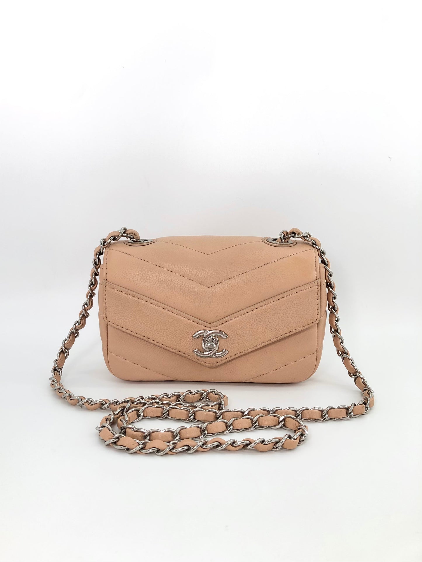 Chanel - Timeless/Classique - Leather - Beige - (mini)