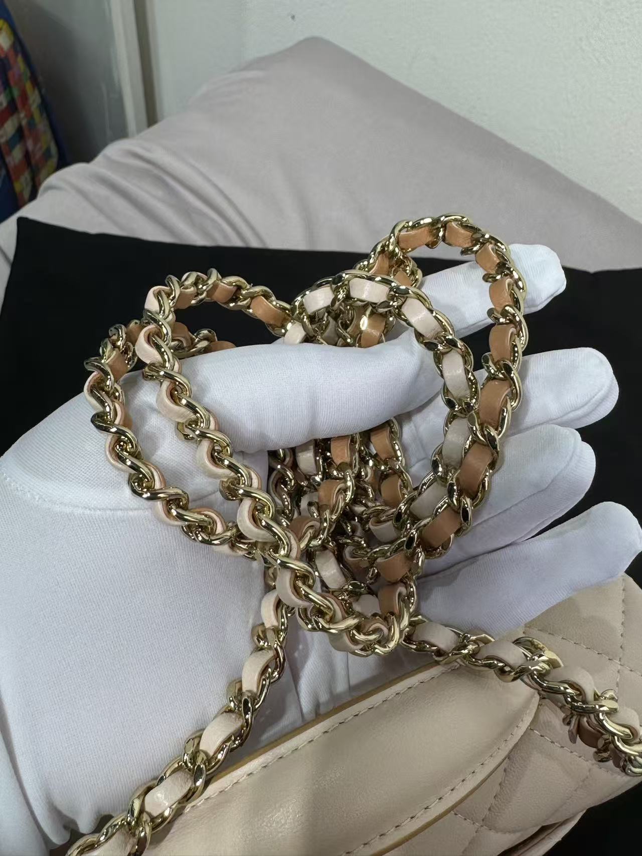 Chanel - Timeless/Classique - Leather - Beige - (mini)