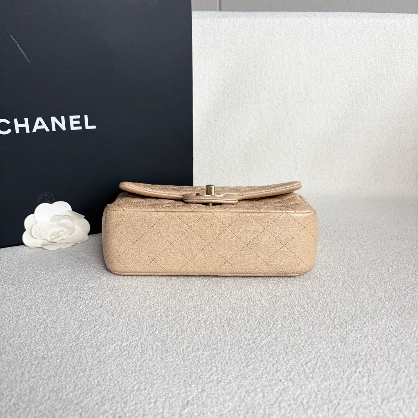 Chanel - Timeless/Classique - Leather - Beige - (mini)