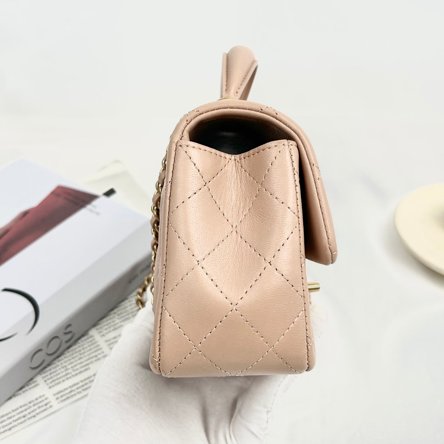 Chanel - Timeless/Classique - Leather - Beige - (mini)