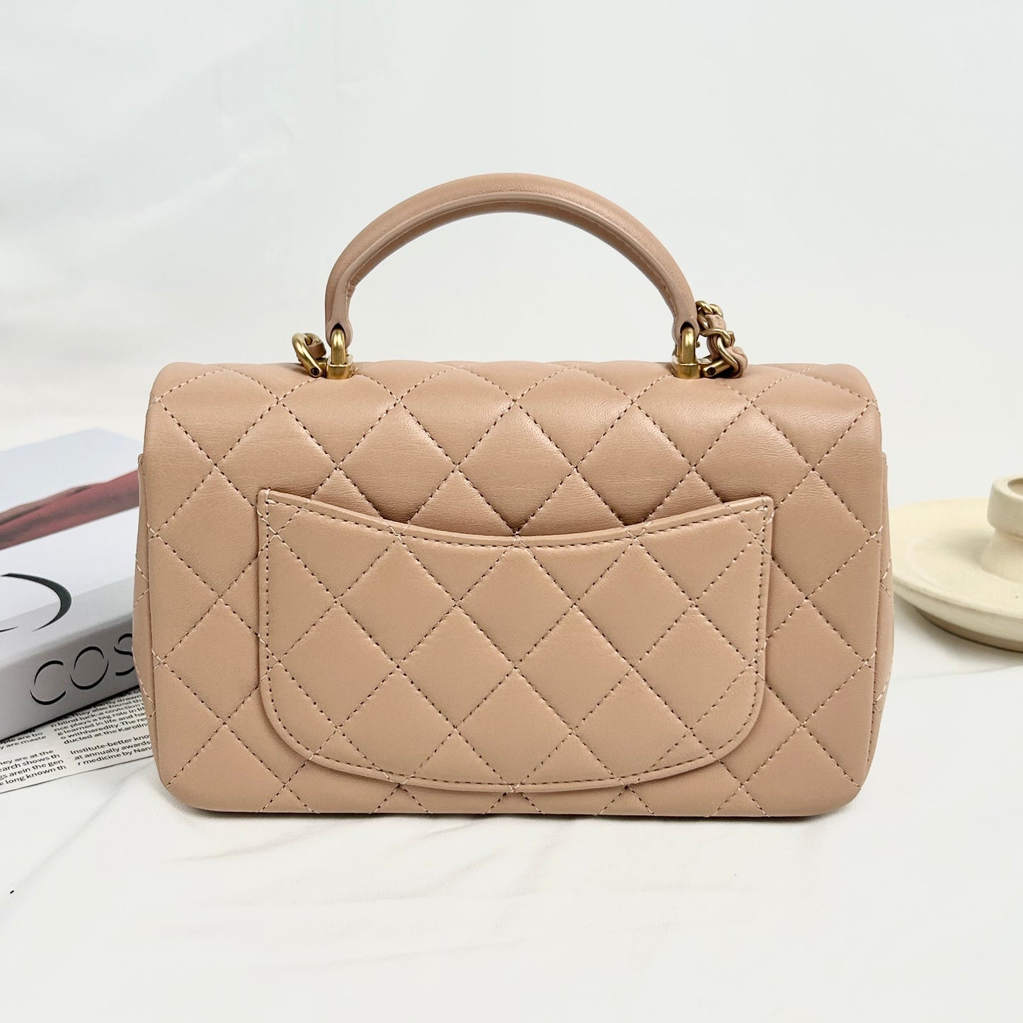 Chanel - Timeless/Classique - Leather - Beige - (mini)