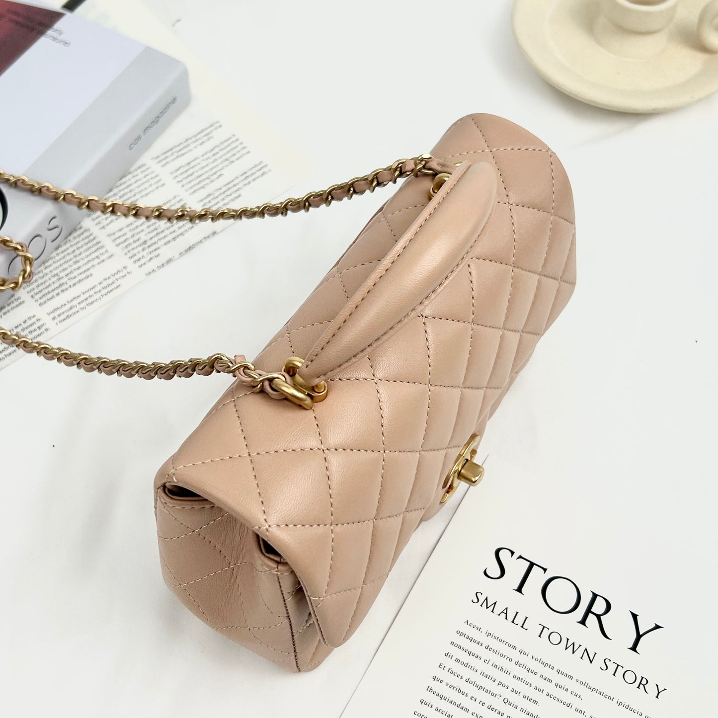 Chanel - Timeless/Classique - Leather - Beige - (mini)