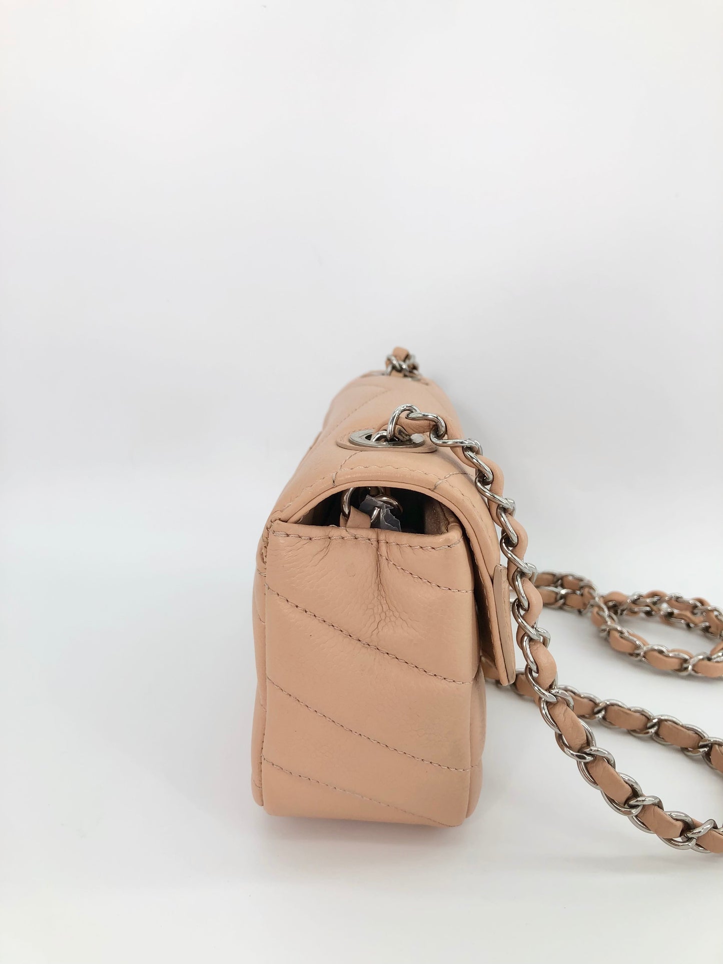 Chanel - Timeless/Classique - Leather - Beige - (mini)