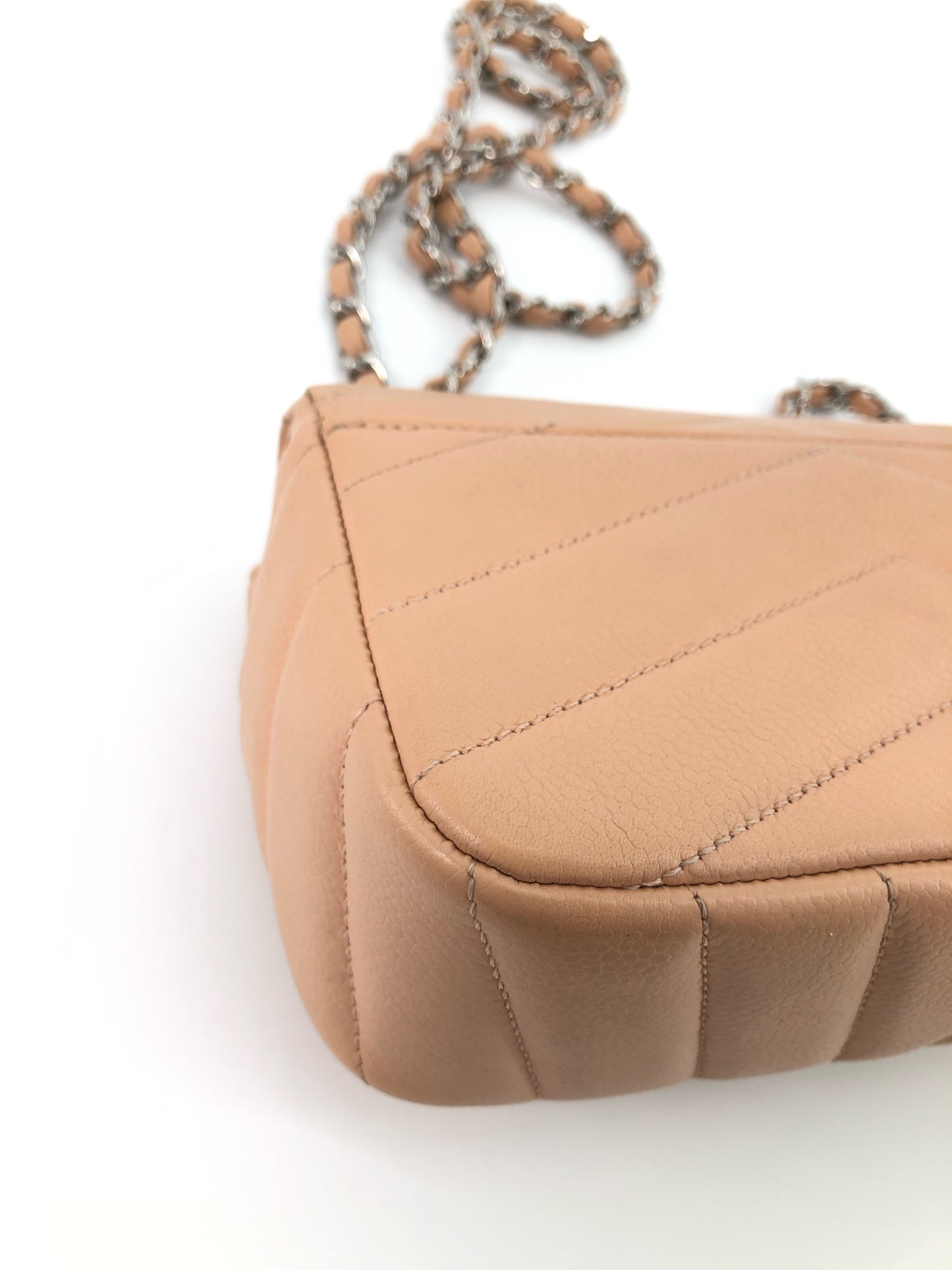 Chanel - Timeless/Classique - Leather - Beige - (mini)