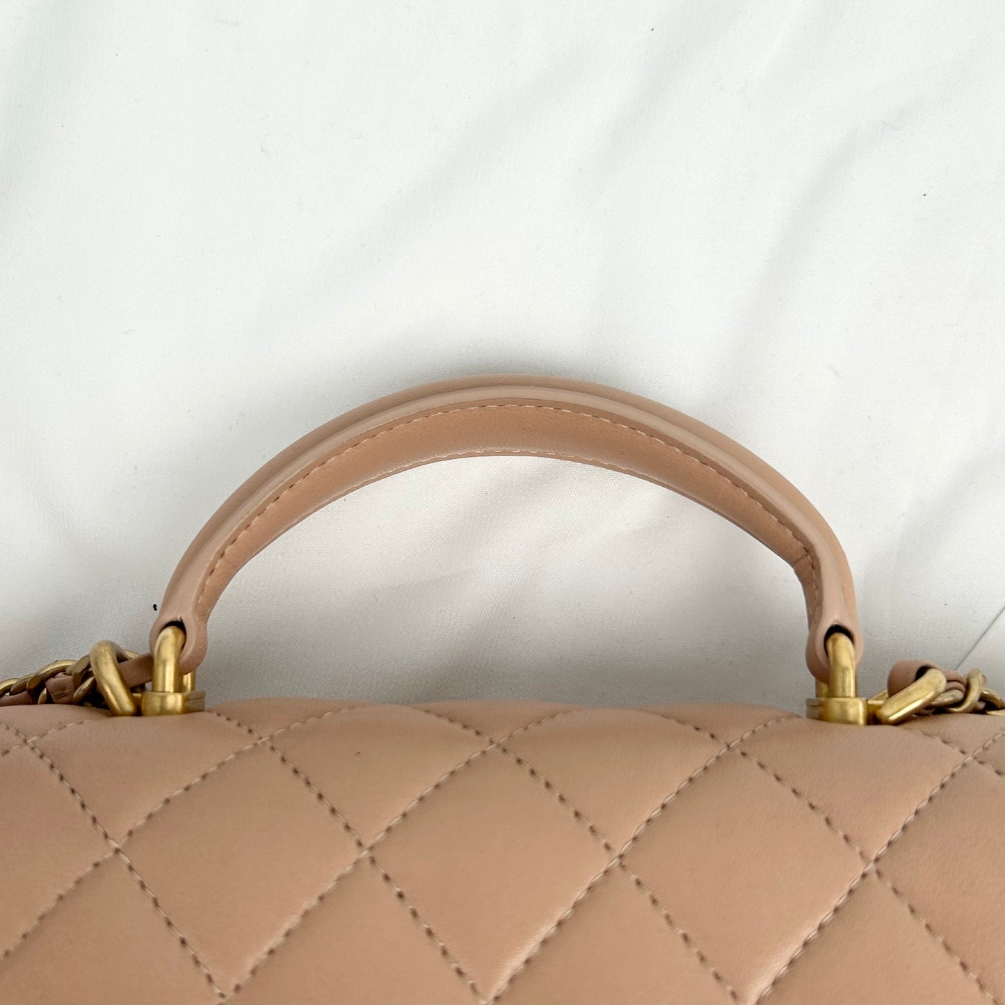 Chanel - Timeless/Classique - Leather - Beige - (mini)