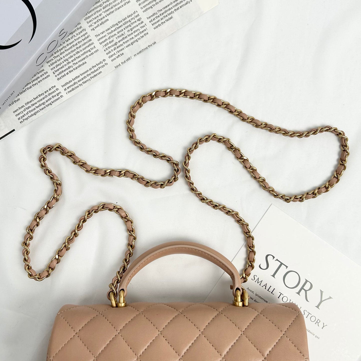 Chanel - Timeless/Classique - Leather - Beige - (mini)