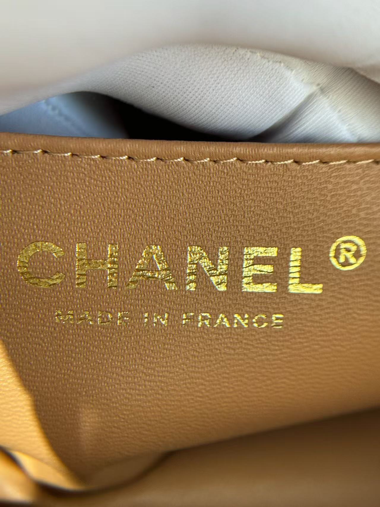 Chanel - Timeless/Classique - Leather - Beige - (mini)