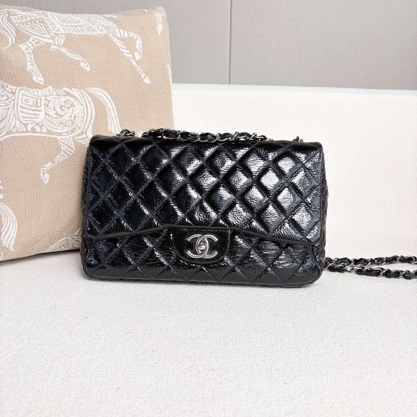 Chanel - Timeless/Classique - Leather - Black - (Jumbo)