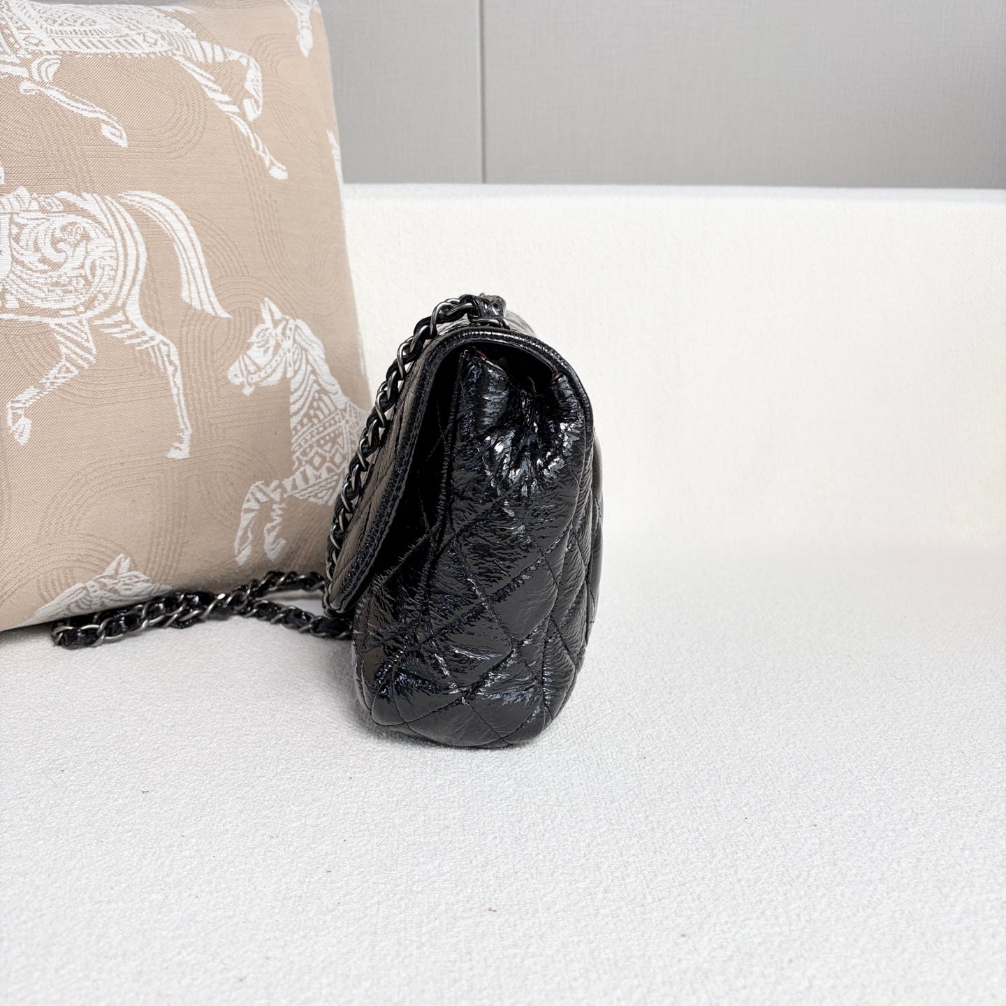 Chanel - Timeless/Classique - Leather - Black - (Jumbo)