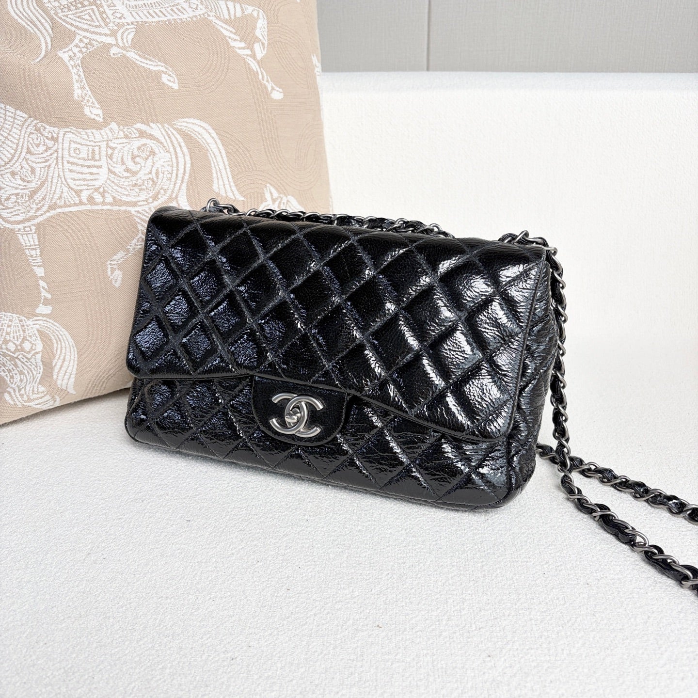 Chanel - Timeless/Classique - Leather - Black - (Jumbo)
