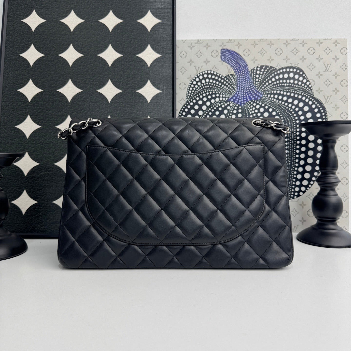 Chanel - Timeless/Classique - Leather - Black - (large)